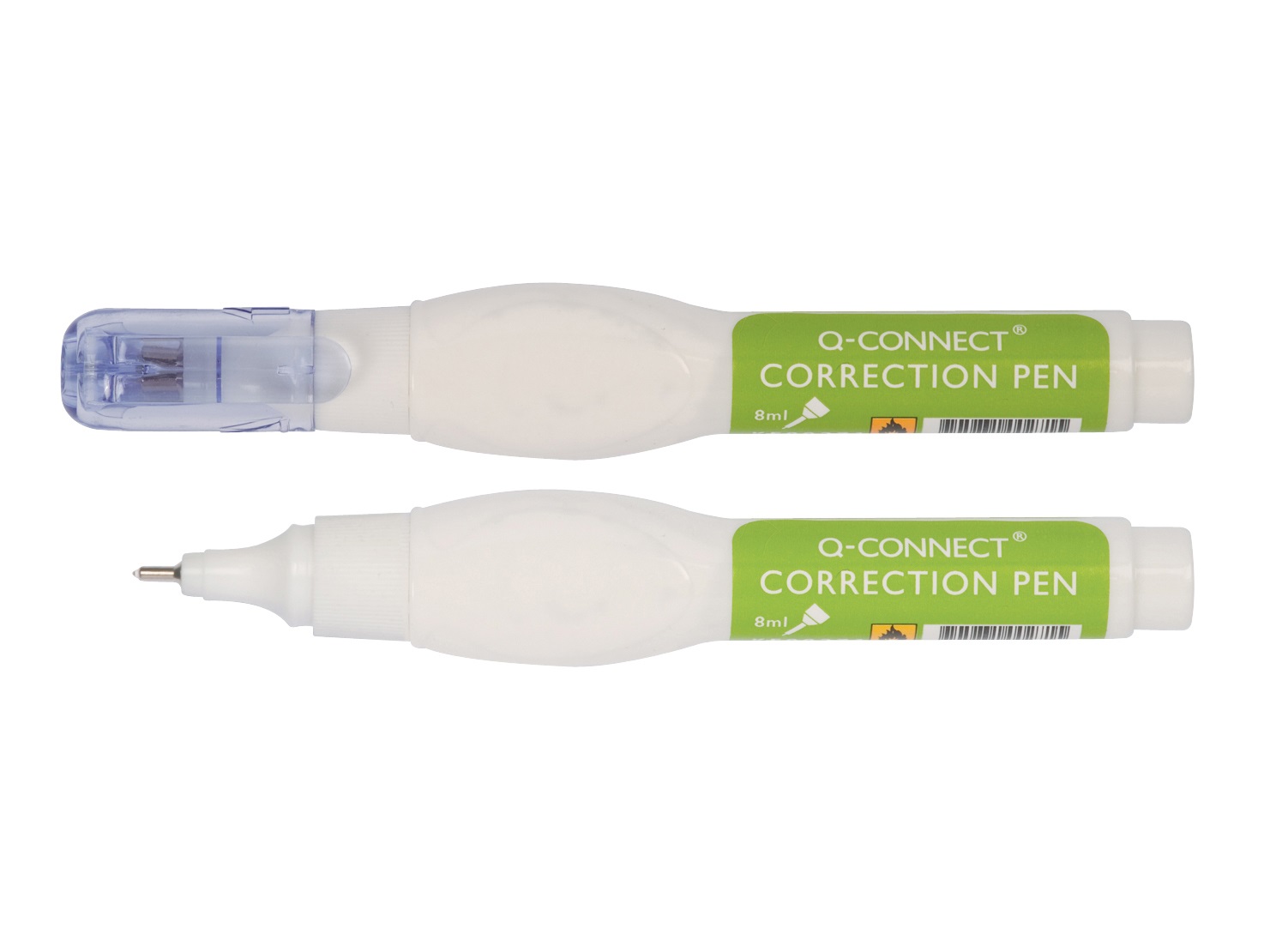 Q-Connect Correttore a Penna 8 ml con Punta Sottile in Metallo - KF00271