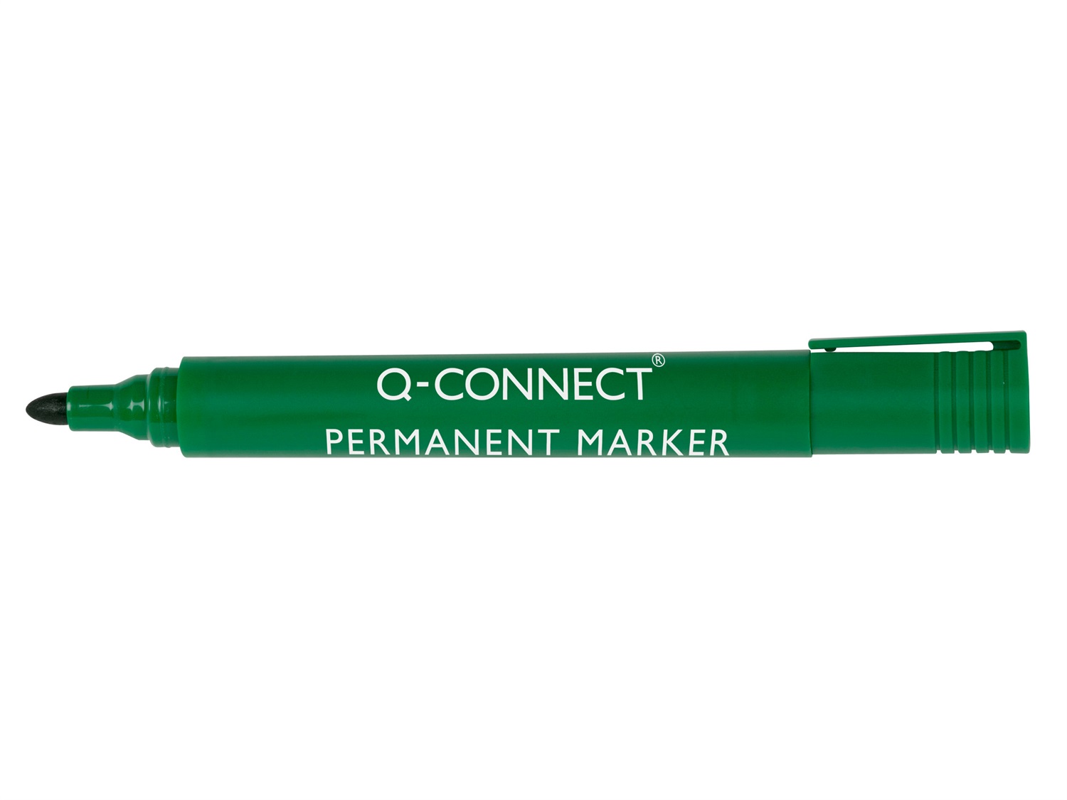 Q-Connect Marcatore Permanente Verde Punta Tonda 2-3 mm