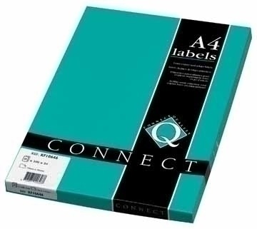 Q-Connect Etichette Universali Autoadesive 66 x 33.9 mm - Confezione da 2400 Etichette (100 Fogli, 24 Etichette/Foglio)