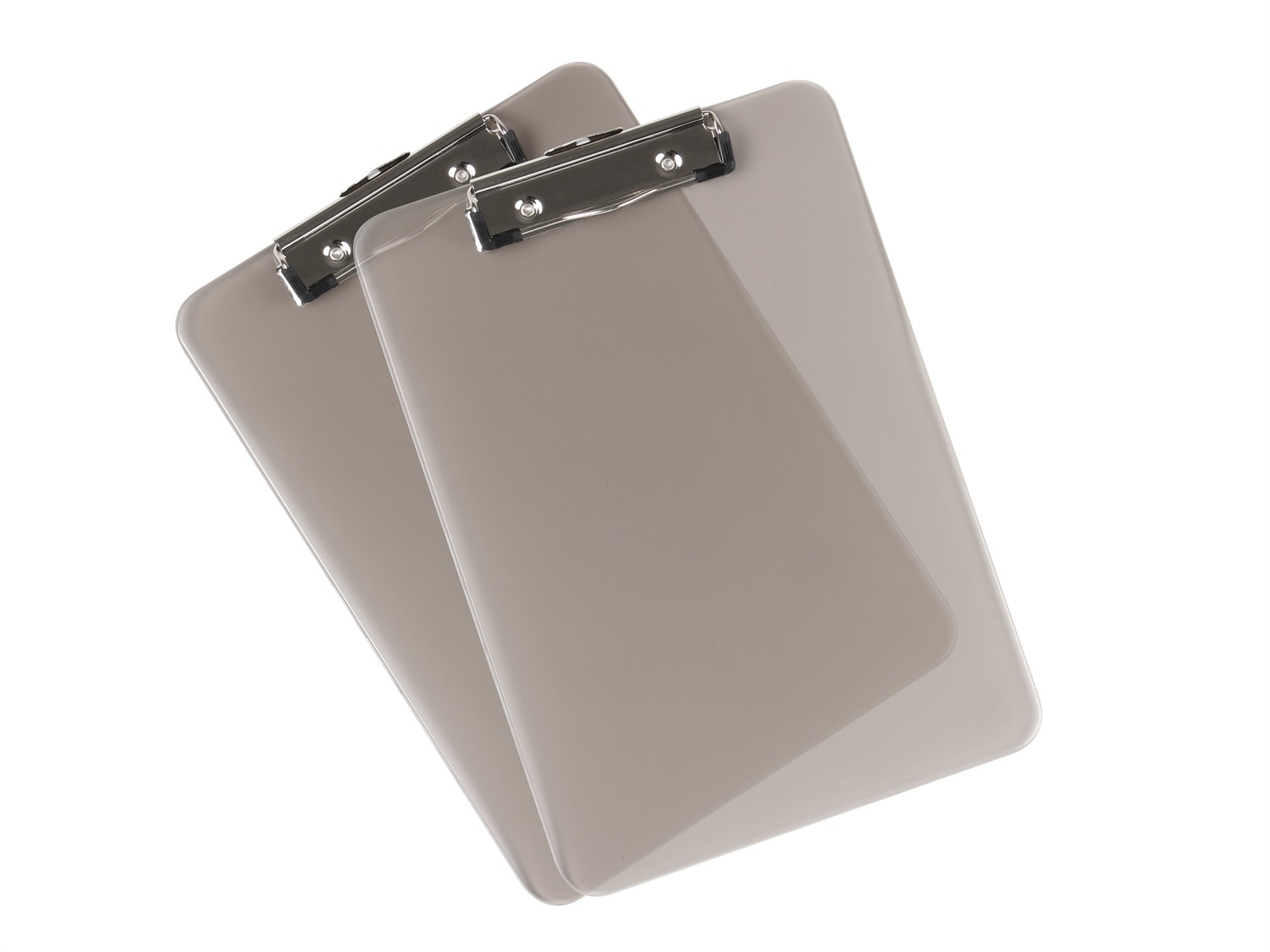 Q-Connect Portablocco A4 Grigio con Molla in Plastica 2,5 mm