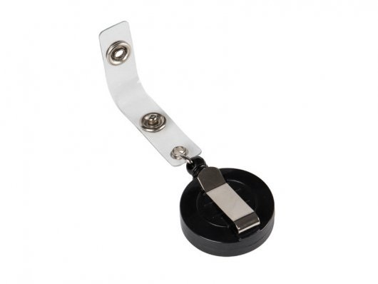 Q-Connect Cordoncino Jojo per Portabadge Fino a 60 cm Nero - Confezione da 10 Pezzi - KF14147