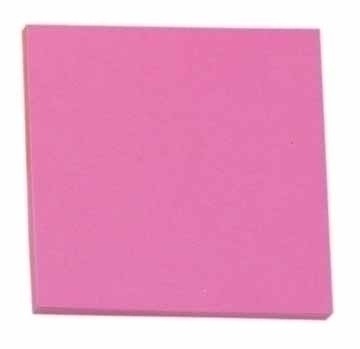 Q-Connect Foglietti Riposizionabili Fucsia Neon 70 g/m² - 76x76 mm - 6 Blocchetti da 80 Fogli