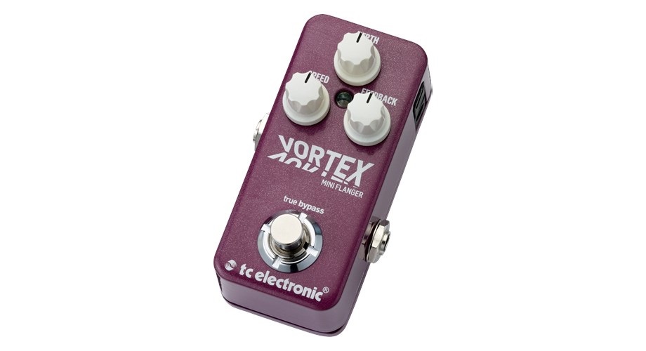TC Electronic Vortex Mini Flanger - Pedale Flanger Compatto con Tecnologia TonePrint Integrata