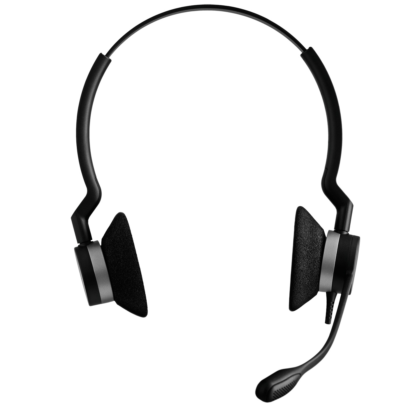 Jabra Biz 2300 Cuffia con Cavo Duo per Ufficio - Microfono con Cancellazione del Rumore, Design Padiglione, Cablato, Nero