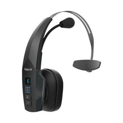 Jabra BlueParrott B350-XT Cuffia Over-Ear Bluetooth e Cablata per Ufficio/Call Center, Nero, Autonomia 24 ore, Controllo Vocale