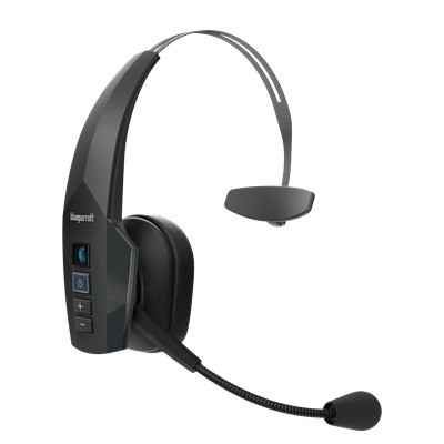 Jabra BlueParrott B350-XT Cuffia Over-Ear Bluetooth e Cablata per Ufficio/Call Center, Nero, Autonomia 24 ore, Controllo Vocale