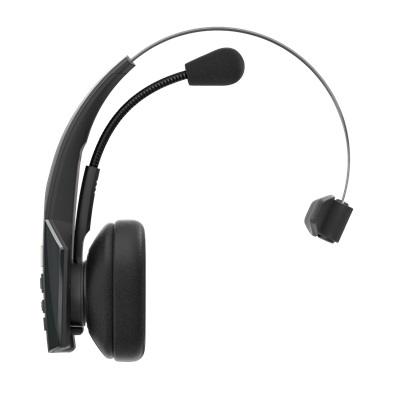 Jabra BlueParrott B350-XT Cuffia Over-Ear Bluetooth e Cablata per Ufficio/Call Center, Nero, Autonomia 24 ore, Controllo Vocale