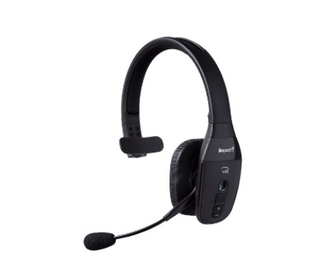 Jabra BlueParrott B450-XT Auricolare Wireless A Padiglione con Noise Cancelling per Musica e Chiamate, Bluetooth, USB tipo-C, Nero