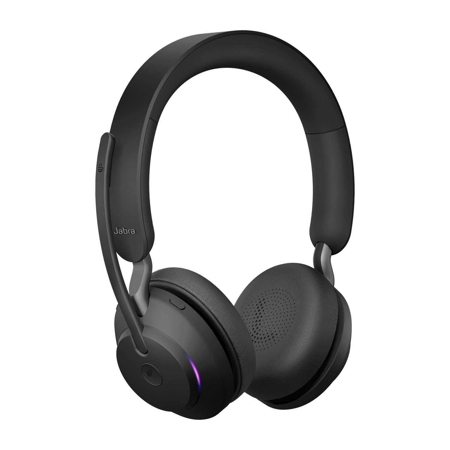 Jabra Evolve2 65 Wireless PC Headset - Cuffie Stereo MS con Microfono, Noise Cancelling, Ottimizzato per Microsoft Teams, USB-A, Bluetooth, Nero