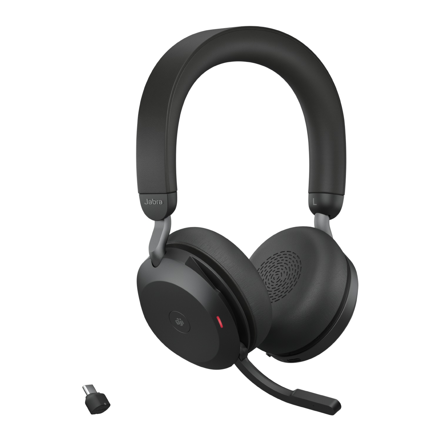 Jabra Evolve2 75 Auricolare Wireless A Padiglione Ufficio Bluetooth Nero con 8 Microfoni e Cancellazione Attiva del Rumore