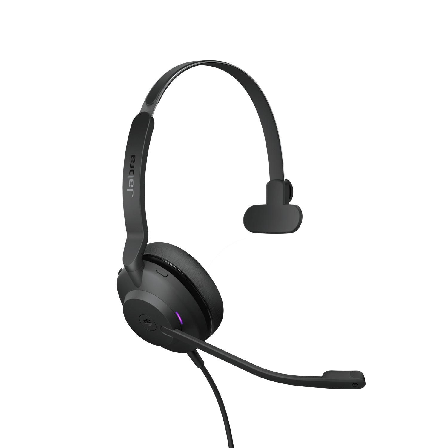 Jabra Evolve2 30 Cuffia Mono USB-C con Noise Cancelling, Ottimizzata per Microsoft Teams, Cablata, Nero