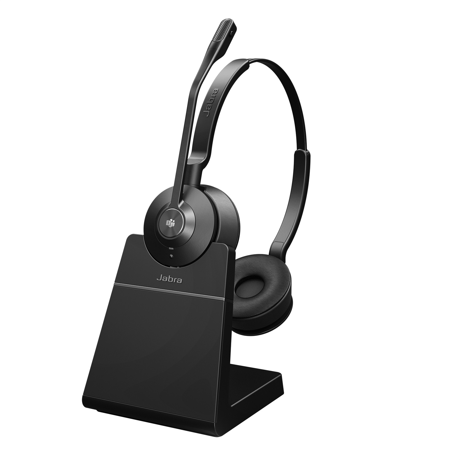 Jabra Engage 55 Auricolare Wireless Stereo con Microfono, Adattatore DECT, Ottimizzato per Microsoft Teams, Ufficio, Nero/Titanio