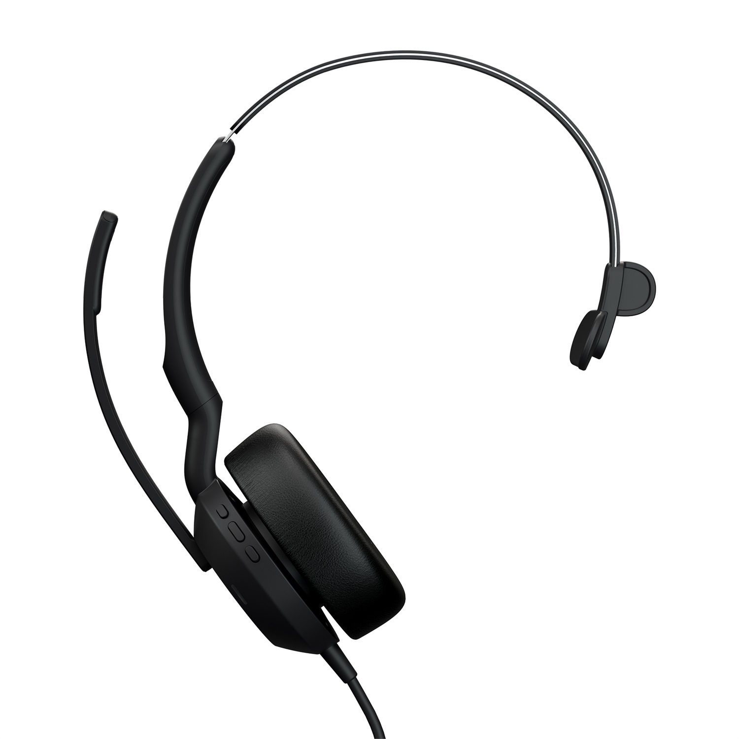 Jabra Evolve2 50 Cuffia Mono Cablata USB tipo-C per Ufficio, Nero, con Jabra Air Comfort e Ottimizzazione per Microsoft Teams