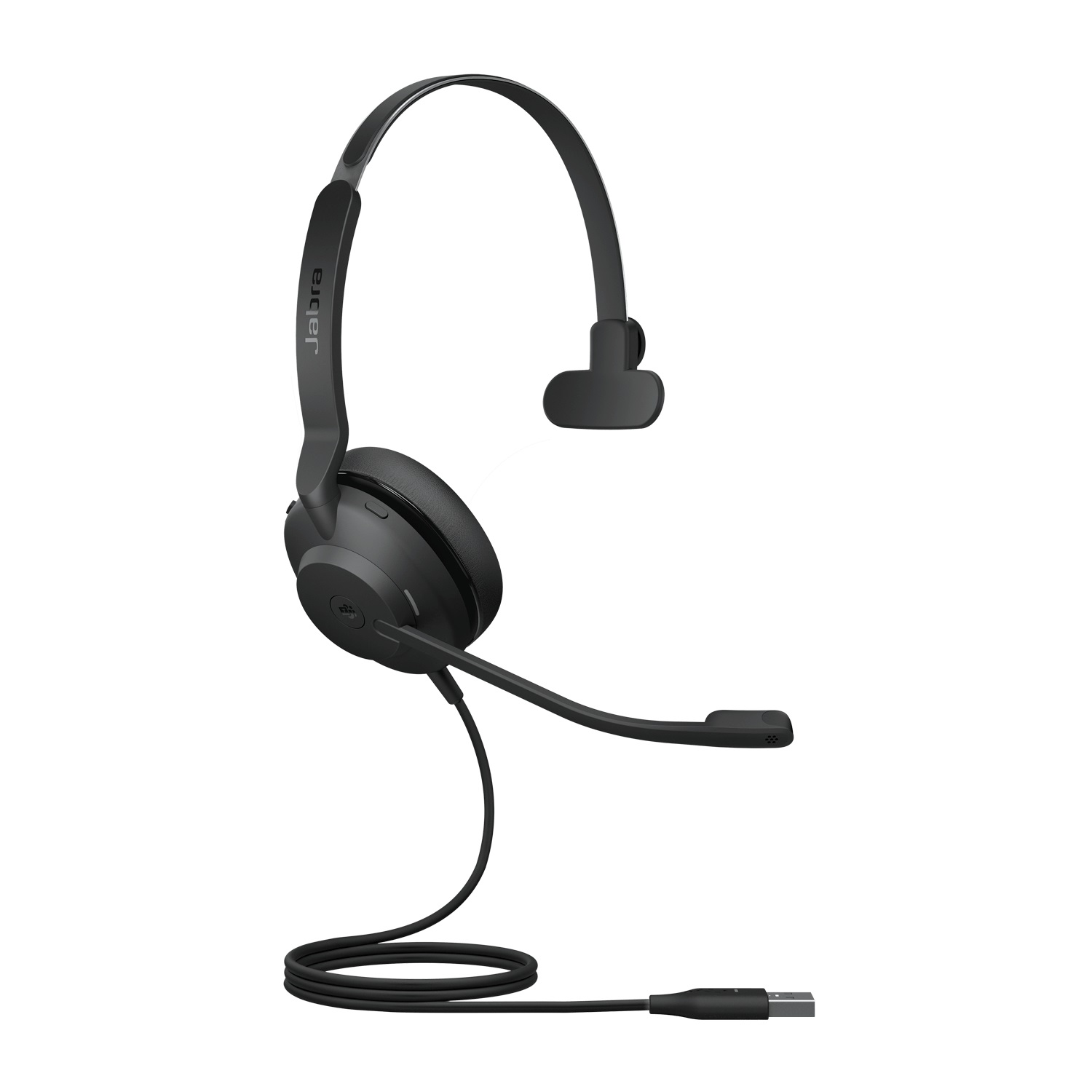 Jabra Evolve2 30 SE Cuffia Mono Cablata USB-A con Microfono, Ottimizzata per Microsoft Teams, Cancellazione Rumore, Nero