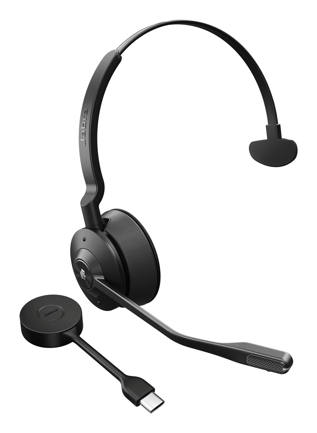 Jabra Engage 55 SE Auricolare Wireless A Padiglione per Ufficio Nero - Microfono Ottimizzato, Portata Wireless 150 m, Comodo e Leggero