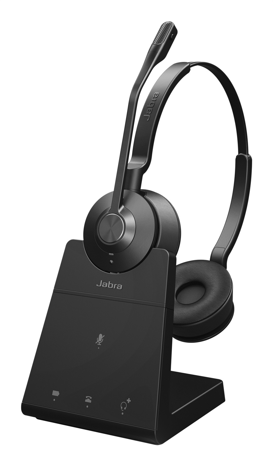 Jabra Engage 45 SE Auricolare Wireless Stereo A Padiglione per Ufficio Nero - 40-16000 Hz, Range 150 m, Peso 83 g
