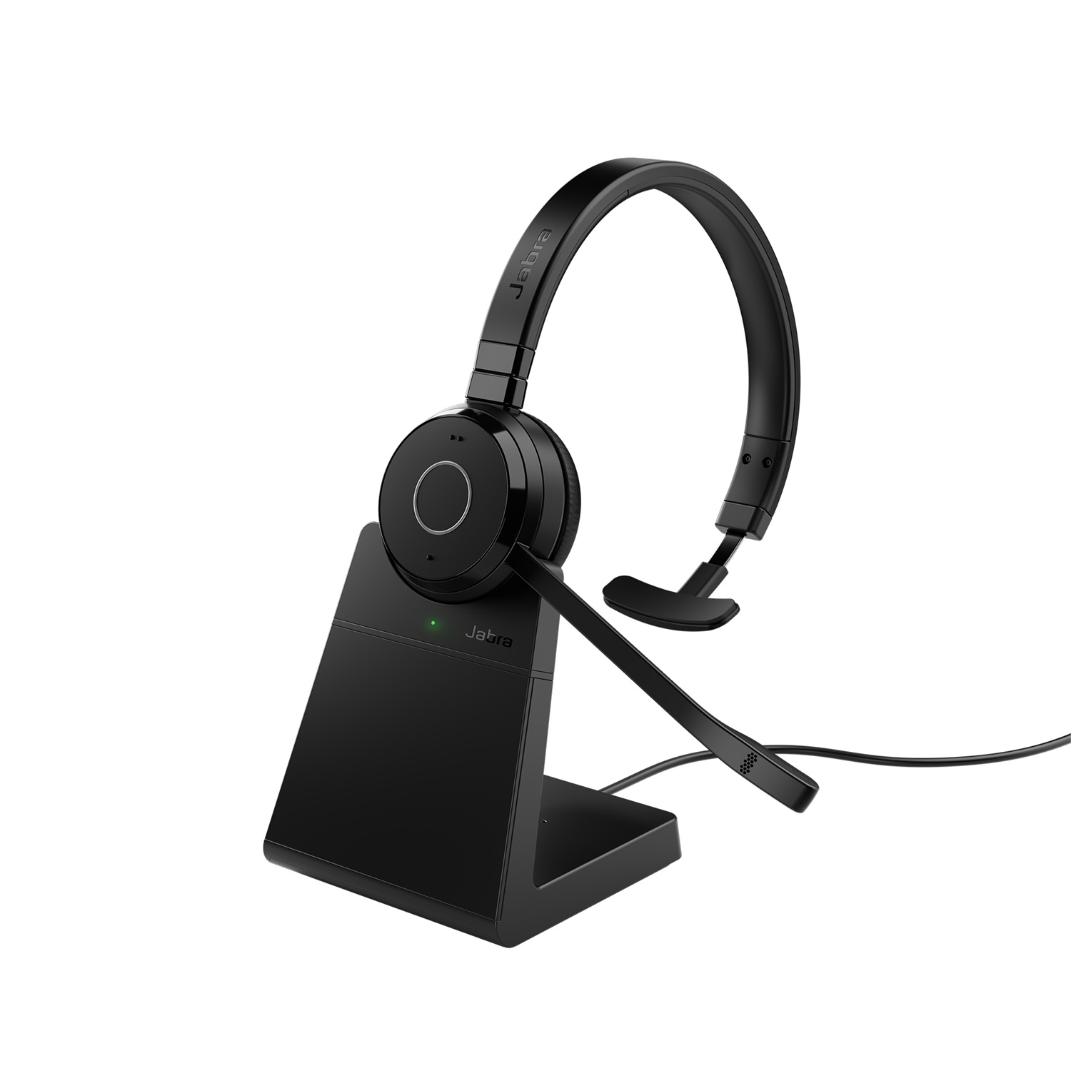 Jabra Evolve 65 TE Auricolare Wireless con Cavo e Bluetooth, USB-A, Certificato per MS Teams, Nero