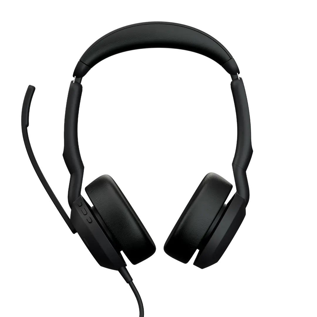 Jabra Evolve2 50 Auricolare Cablato Ufficio con Cancellazione Rumore Attiva, USB Type-C / USB Type-A, Nero