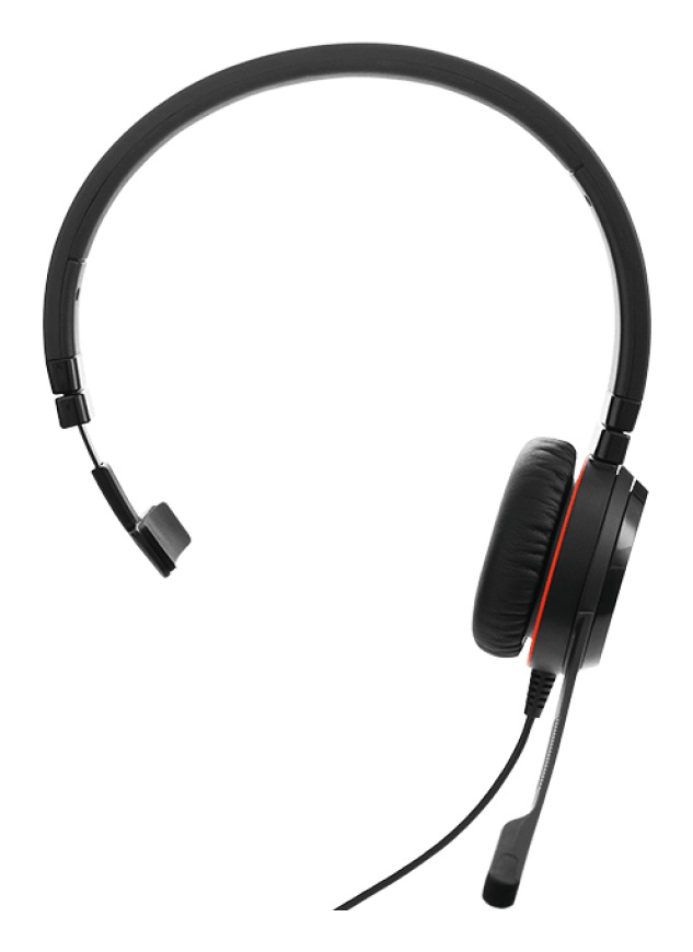 Jabra Evolve 30 II Auricolare Cablato Mono a Padiglione Ufficio USB Type-C / USB Type-A Nero - Frequenza 20-20000 Hz, Certificato UC