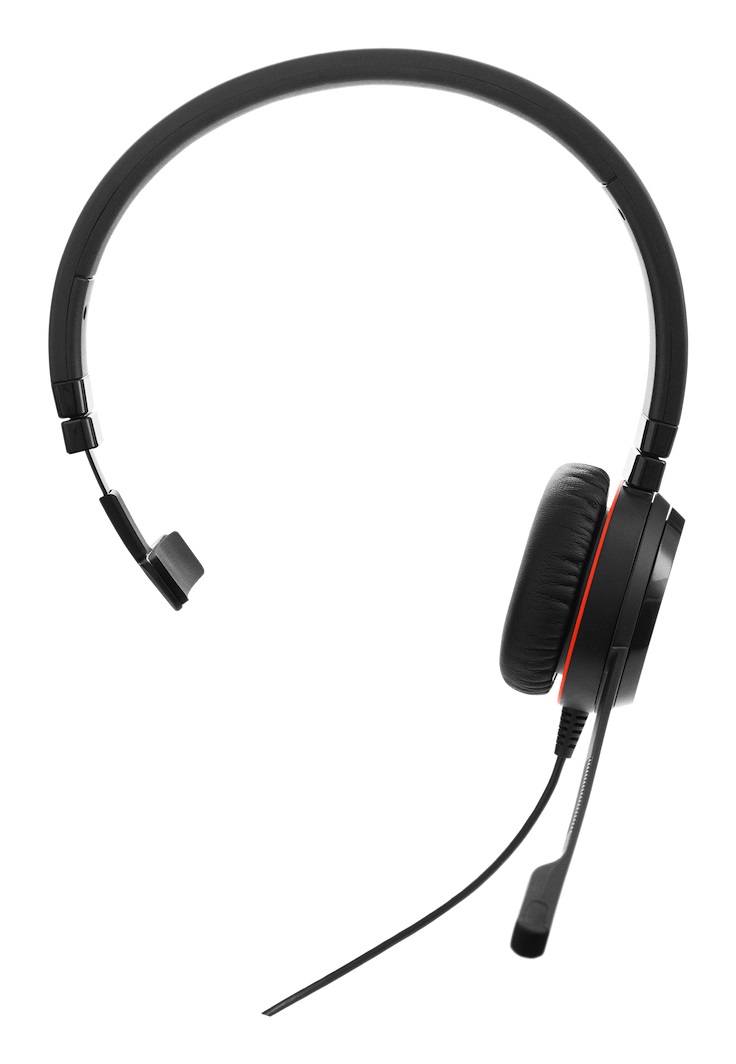 Jabra Evolve 30 II - Cuffie Stereo Cablate con Microfono a Cancellazione del Rumore, Certificato Microsoft Teams, USB Type-C / USB Type-A, Nero
