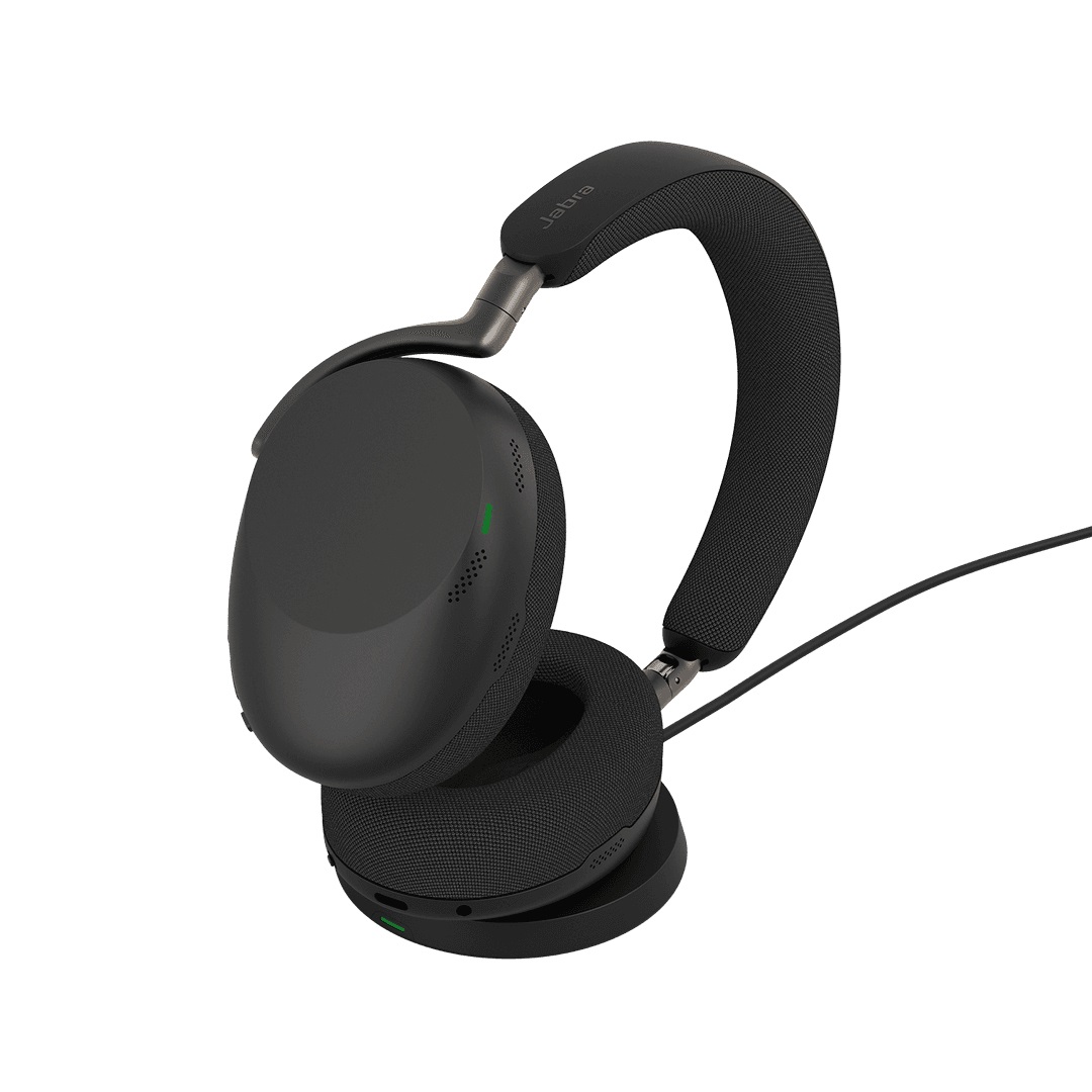 Jabra Evolve3 85 - Cuffie stereo wireless Bluetooth e USB-A per lavoro professionale