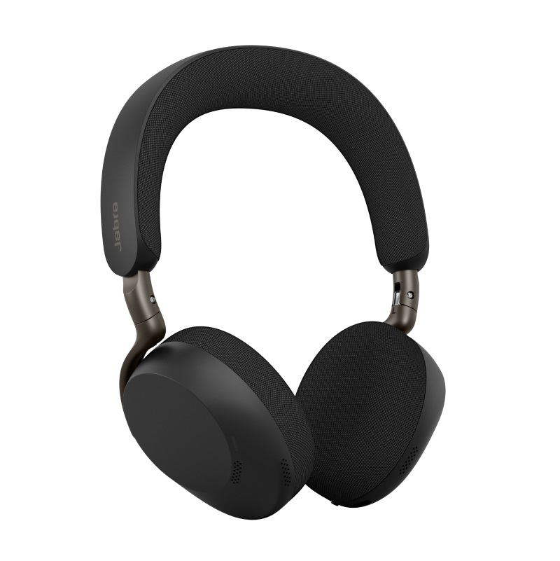 Jabra Evolve3 75 - Cuffie Stereo Wireless Bluetooth e USB-C con Base di Ricarica e Compatibilità Microsoft Teams