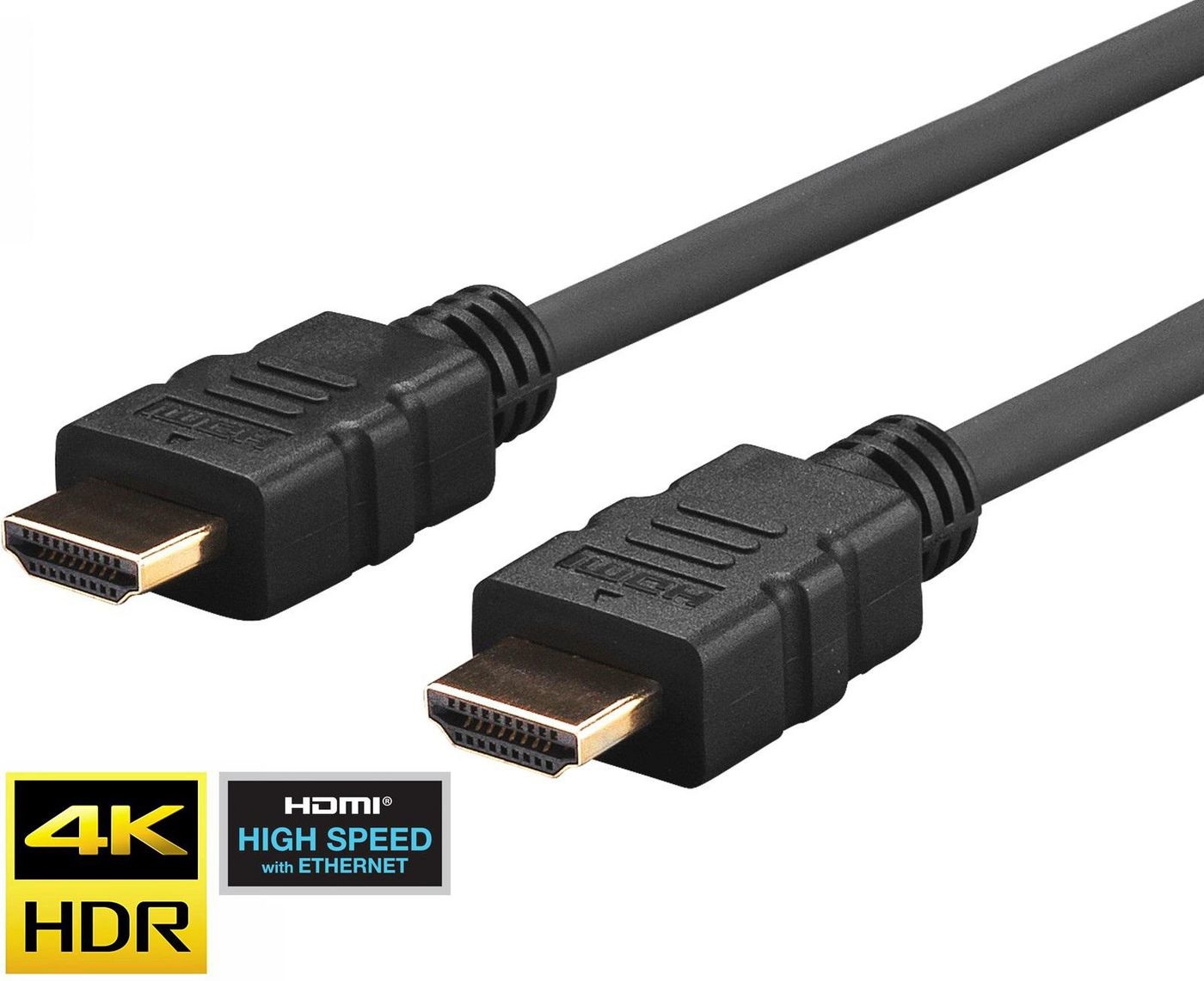 Vivolink PROHDMIHD15-18G Cavo HDMI 15 m Tipo A (Standard) Nero - HDMI 2.0b, 4K, Cavo Attivo