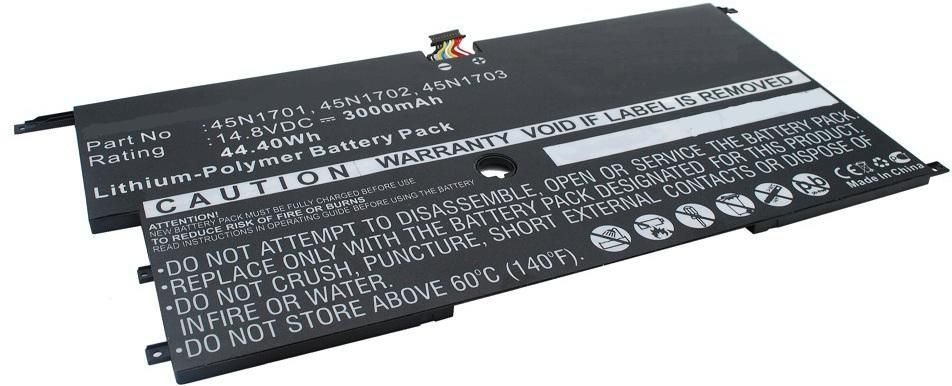 CoreParts MBXLE-BA0169 Batteria per Notebook Lenovo - 42.56Wh/43Wh Li-Pol 15.2V 2800mAh - Nero