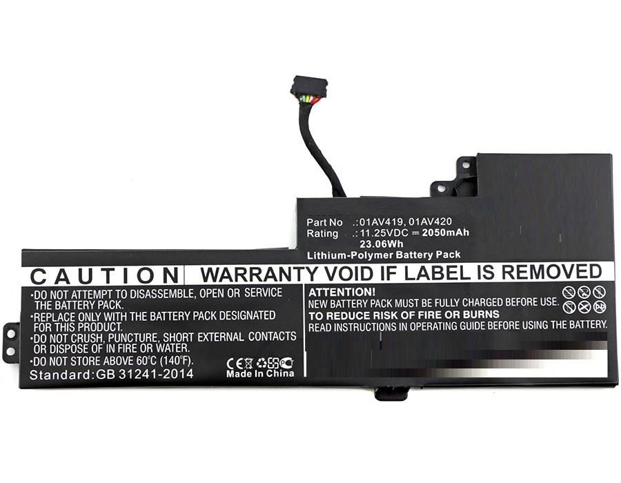 CoreParts MBXLE-BA0175 Batteria per Laptop Lenovo - 23Wh Li-Pol 11.25V 2050mAh - Nero