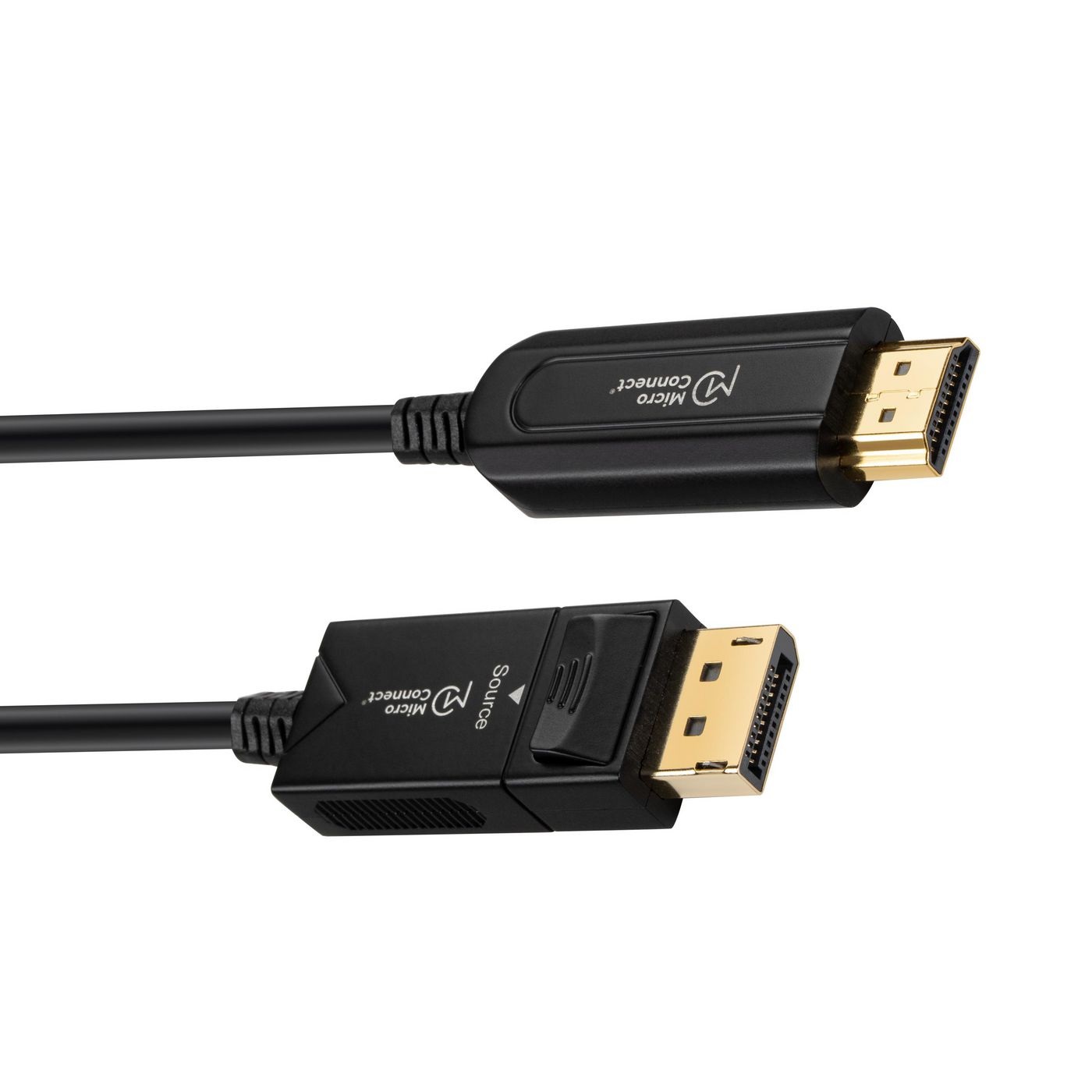 Microconnect Premium Optic DP-HDMI-1000V1.4OP Cavo 10m DisplayPort a HDMI 2.0 Tipo A Nero
