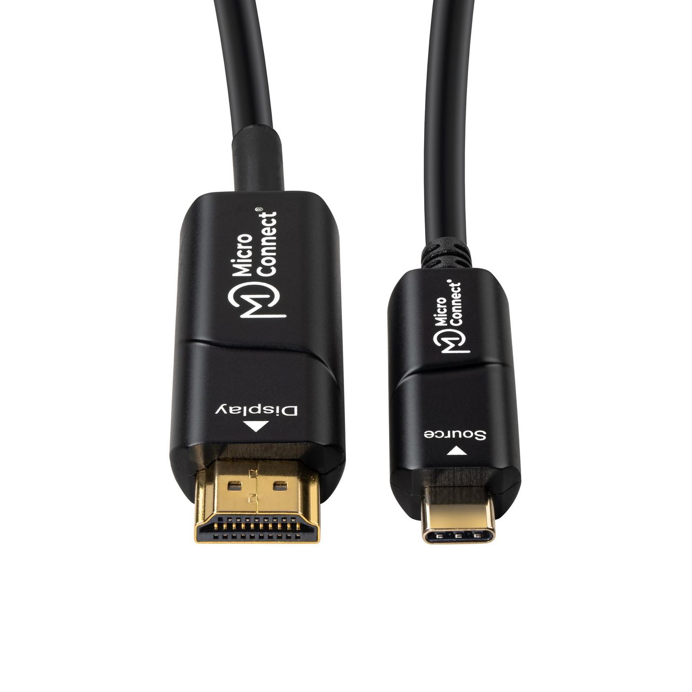 MicroConnect Cavo Fibra USB-C a HDMI 20m - 4K 60Hz, 18Gbps, Certificato RoHS