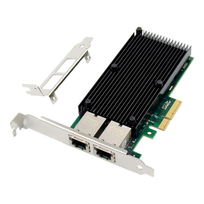 Microconnect MC-PCIE-X550 Scheda di Rete Interna Ethernet 10 GbE - PCIe x4 Dual RJ45, Chipset Intel X550, 10000 Mbit/s