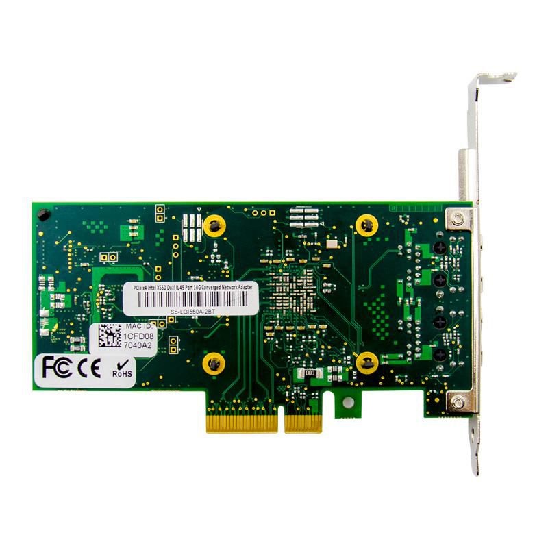 Microconnect MC-PCIE-X550 Scheda di Rete Interna Ethernet 10 GbE - PCIe x4 Dual RJ45, Chipset Intel X550, 10000 Mbit/s