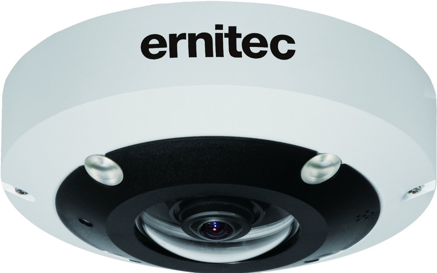 Ernitec 12MP Fisheye IP Camera 0070-07965 - Telecamera di Sicurezza Nascosta 4K Ultra HD Dome, Interno ed Esterno, A prova di Vandalo, Cablata