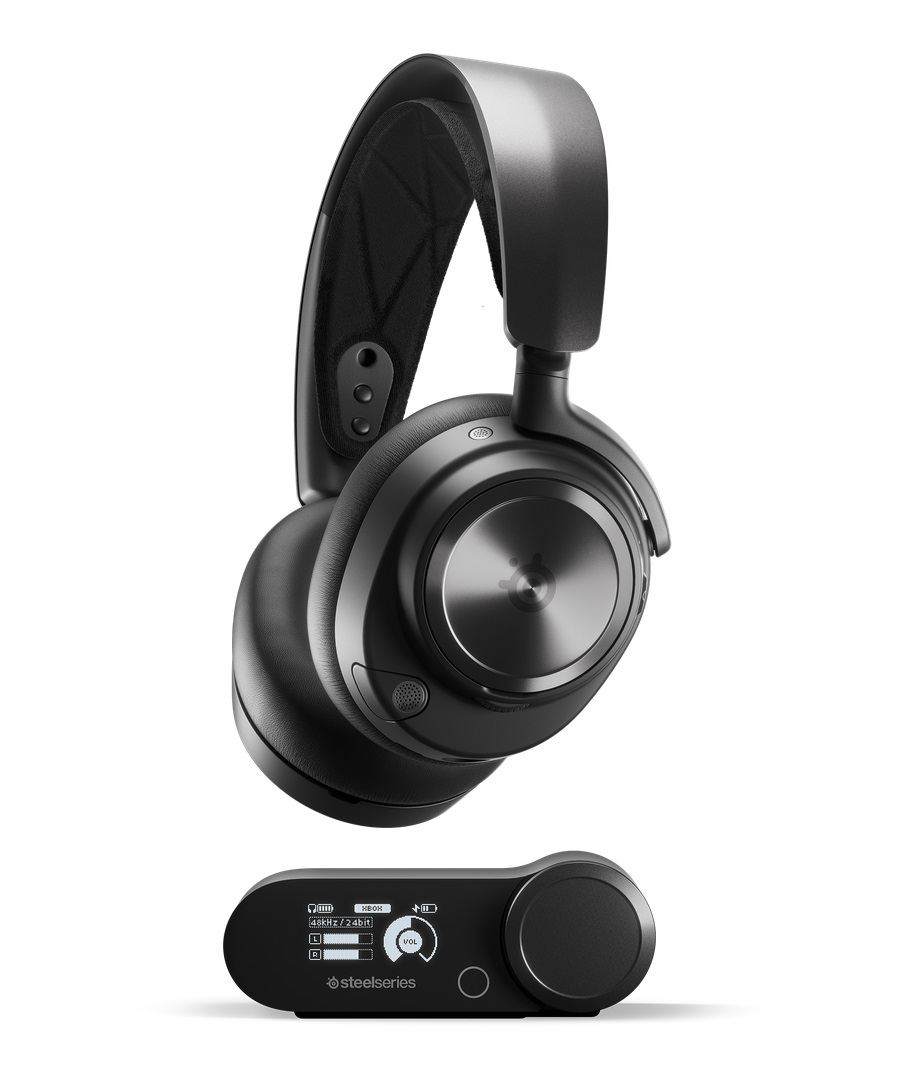 Steelseries Arctis Nova Pro Wireless X - Auricolare Gaming con Cancellazione Attiva del Rumore, Bluetooth, Compatibile con Xbox, PC, PS5, Switch - Nero