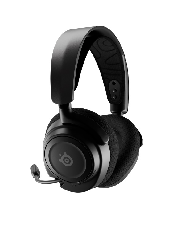 SteelSeries Arctis Nova 7 Auricolare Wireless Gaming con Bluetooth, Driver Magnetici al Neodimio, Audio Spaziale 360°, Microfono ClearCast Gen2 AI, Nero