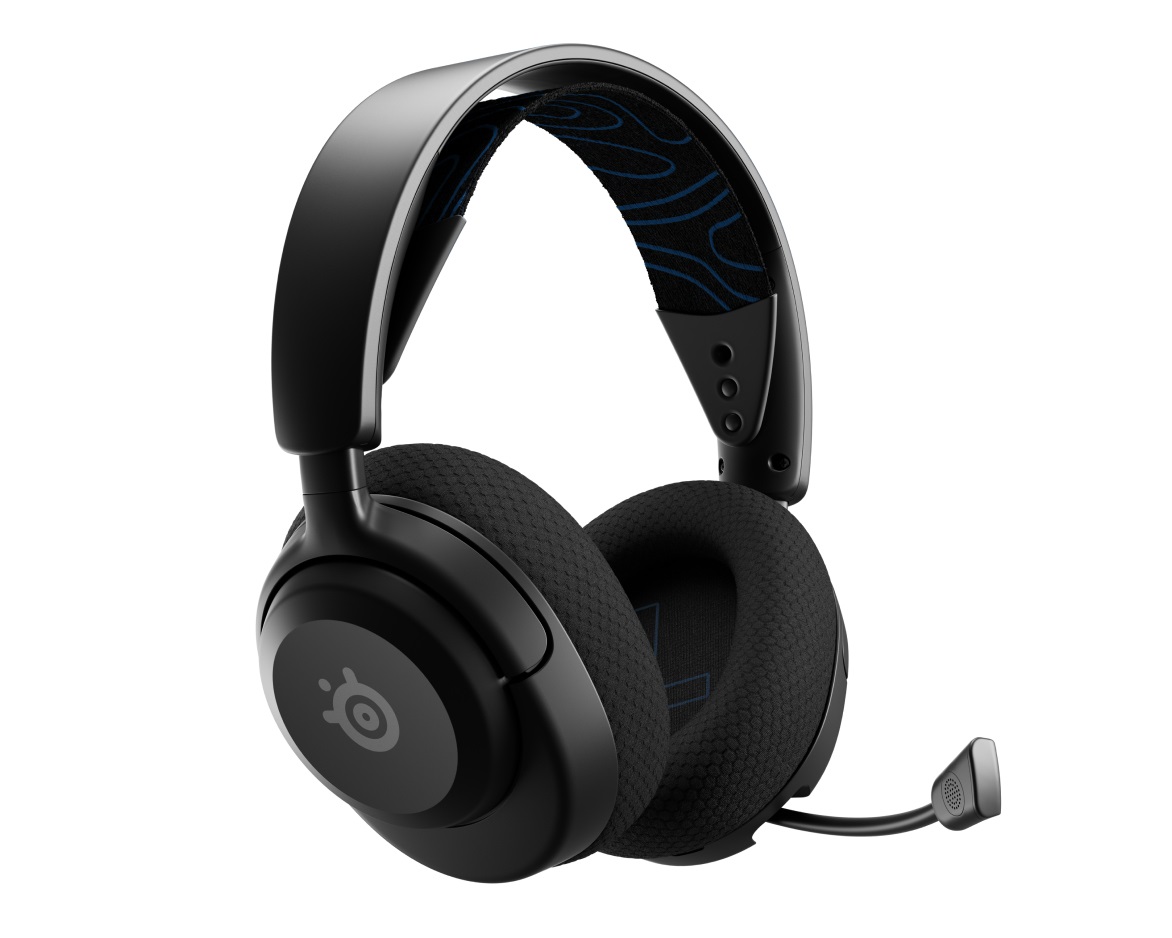 SteelSeries Arctis Nova 5P - Cuffie da Gaming Wireless Nero con Driver Magnetici, 100 Preset Audio, Batteria 60 Ore e Microfono ClearCast Gen2.X