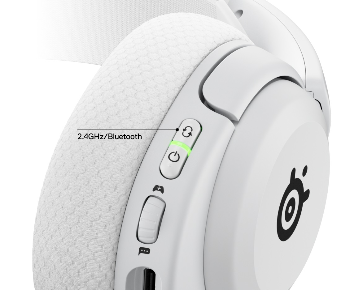 Steelseries Arctis Nova 5X Wireless - Cuffie da gioco Bluetooth Bianco con Driver Magnetici, 100 Preset Audio, Batteria da 60 Ore e Microfono ClearCast Gen2.X
