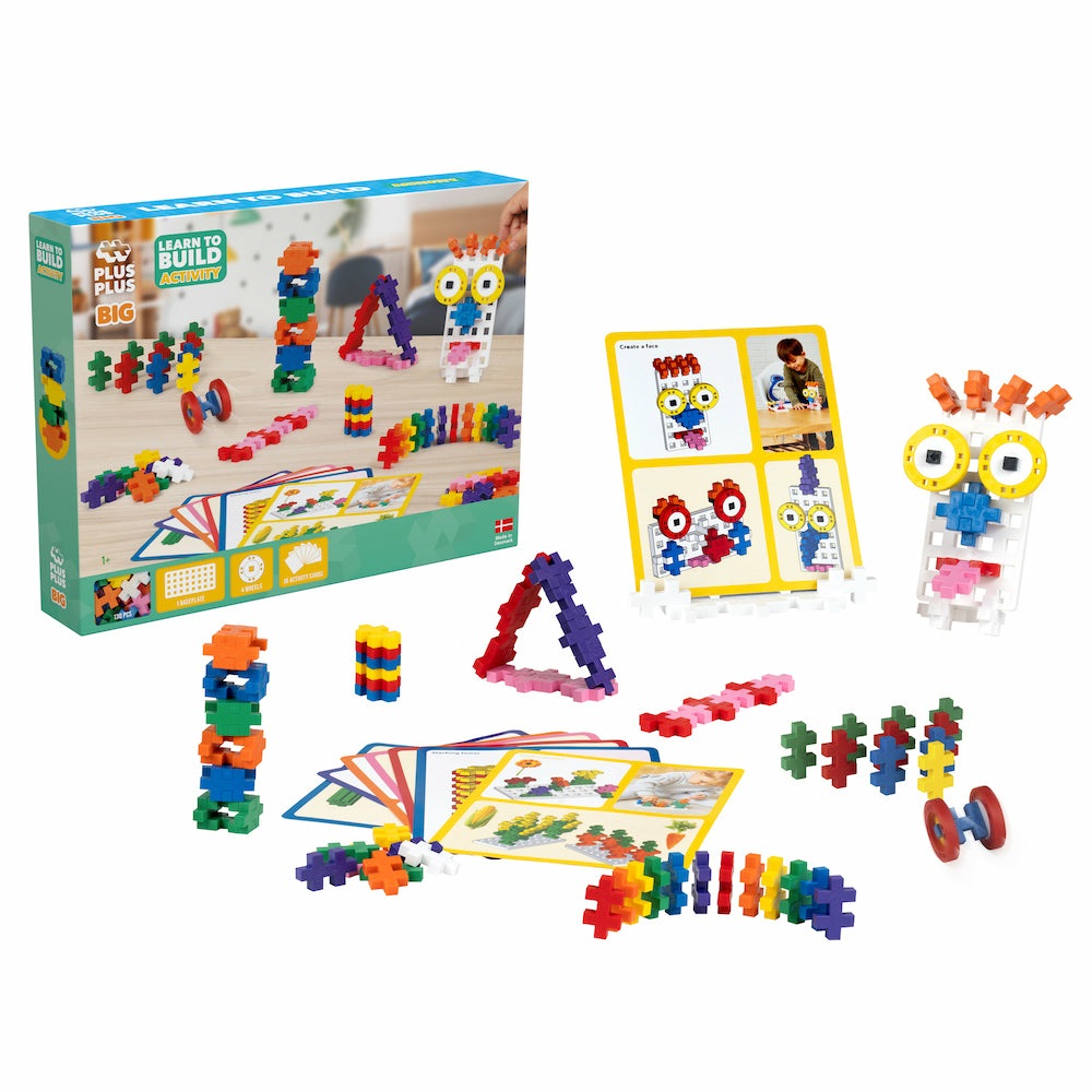 PLUS PLUS Plus-Plus BIG - Gioco di costruzione educativo e ludico con 130 pezzi multicolore