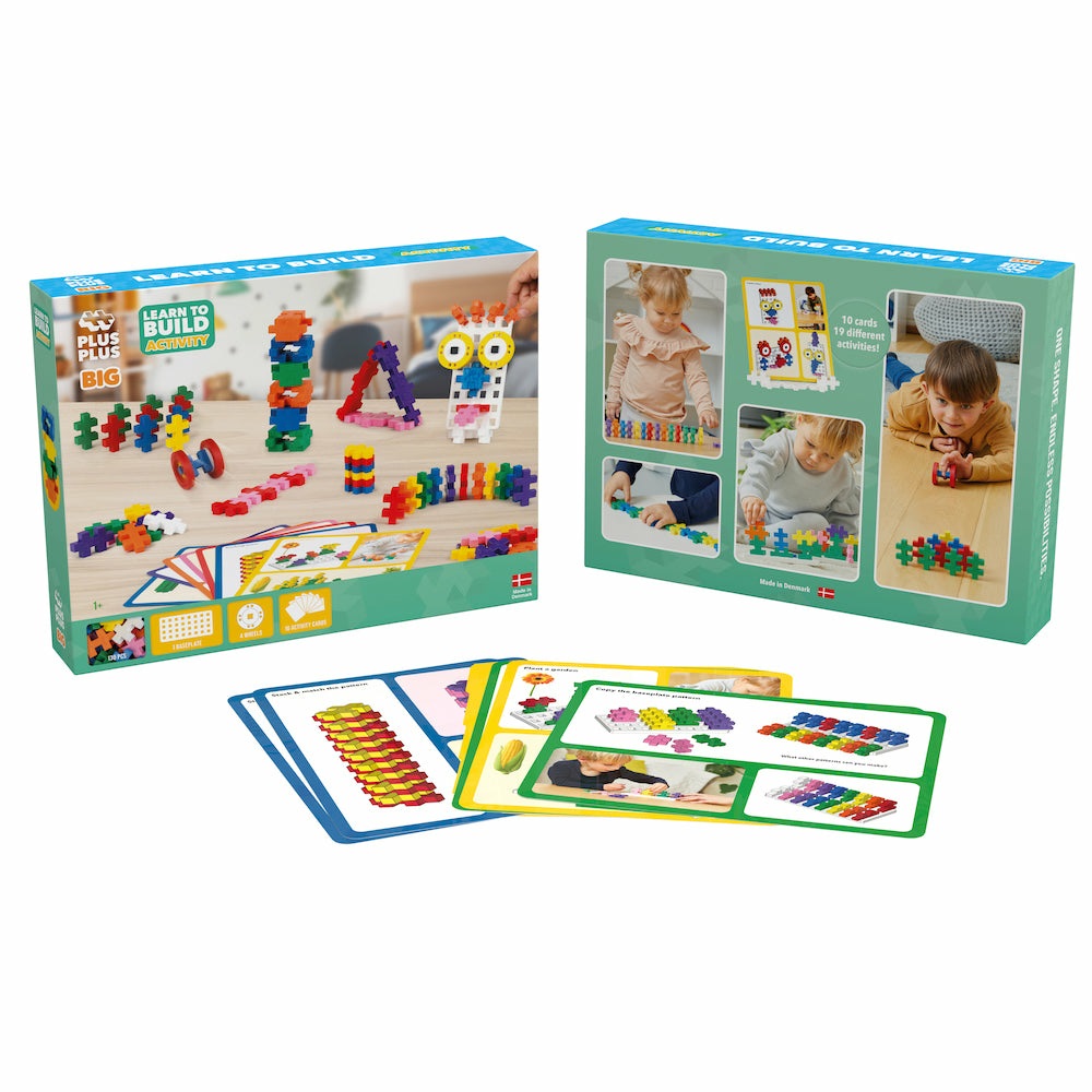 PLUS PLUS Plus-Plus BIG - Gioco di costruzione educativo e ludico con 130 pezzi multicolore