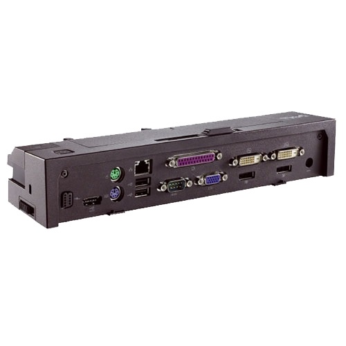 DELL EURO2 Advanced E-Port II Nero - Port Replicator con 130W AC Adapter, Compatibile con Dell Latitude