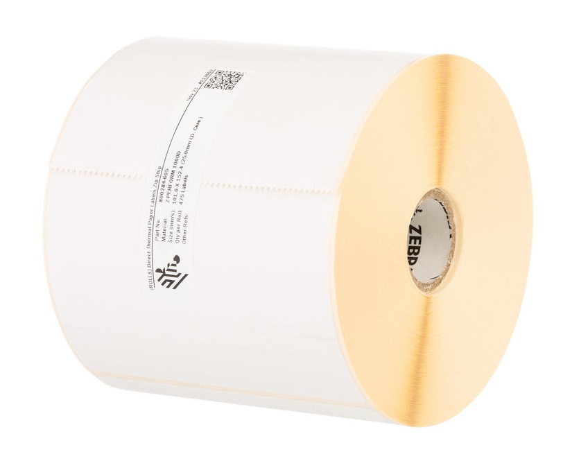 Zebra Z-Perform 1000D Etichette Autoadesive Bianche 102x102mm - Carta Termosensibile, 12 Rotoli da 700 Etichette