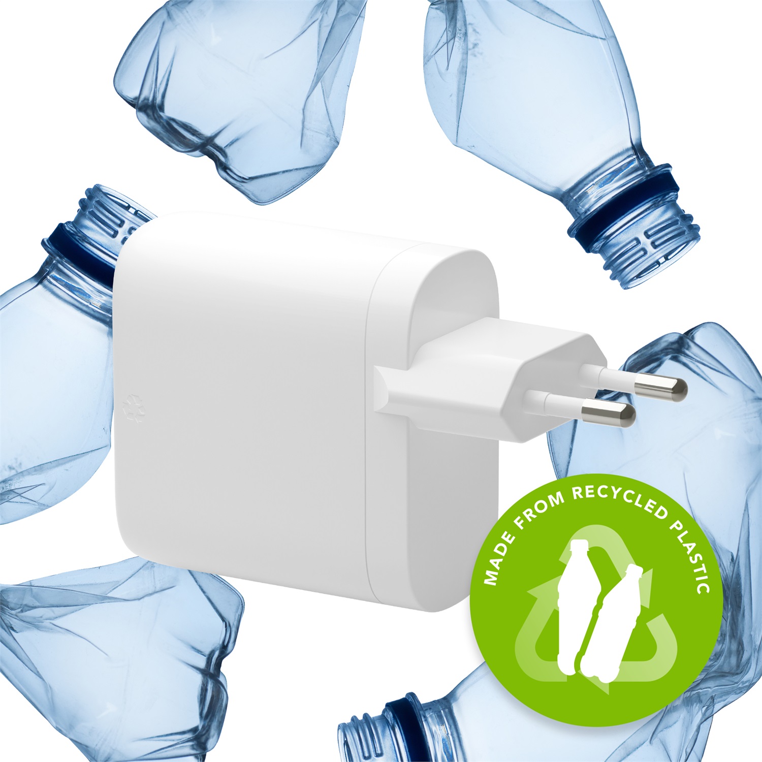 dbramante1928 re-charge Alimentatore Universale Bianco AC Interno 45W con 2 Porte USB-C