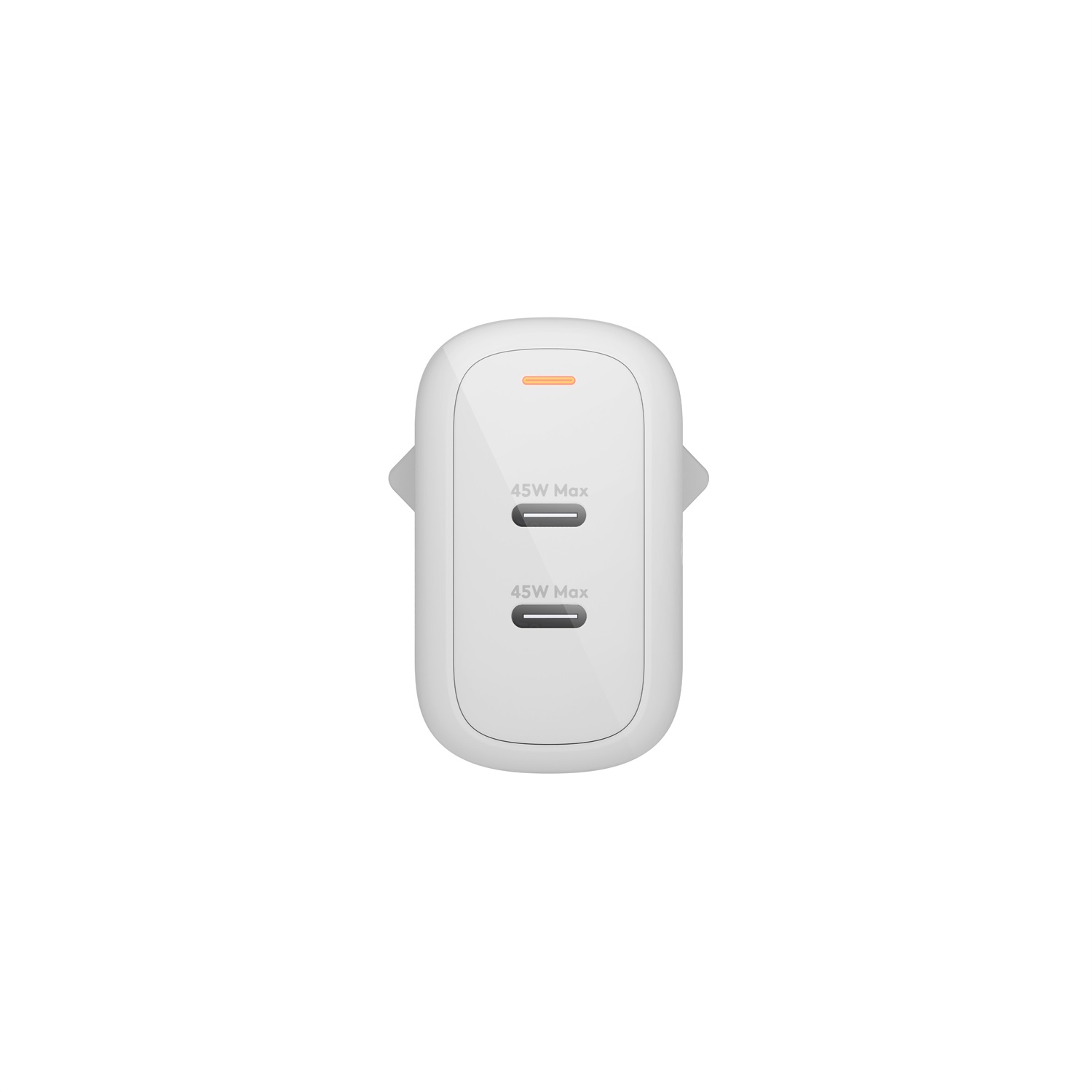 dbramante1928 re-charge Alimentatore Universale Bianco AC Interno 45W con 2 Porte USB-C