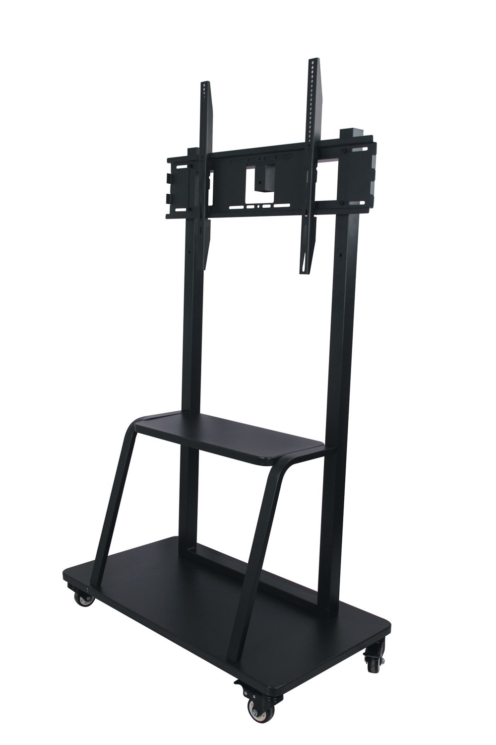 Vivolink Mobile Floor Stand Fino a VESA 800x600 con Due Ripiani e Carico Massimo di 150 kg