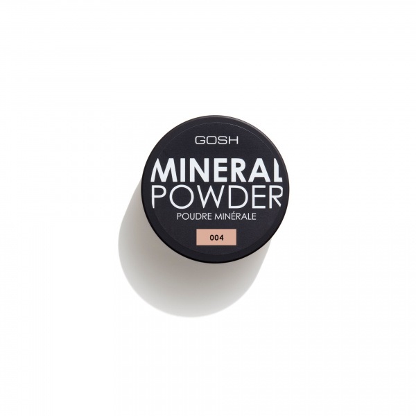 Gosh Mineral Powder 004 Natural - Cipria 8 g per una Finitura Impeccabile e Duratura