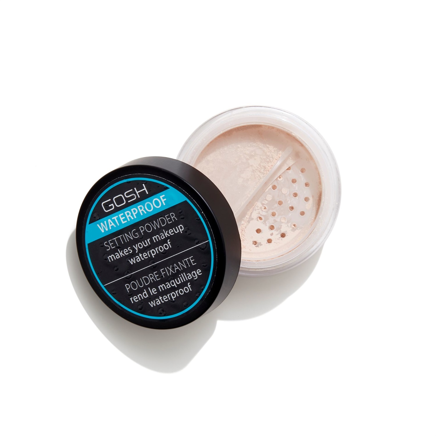 GOSH Waterproof Setting Powder 01 Transparent - Cipria Fissante Impermeabile 7 g per una Finitura Impeccabile