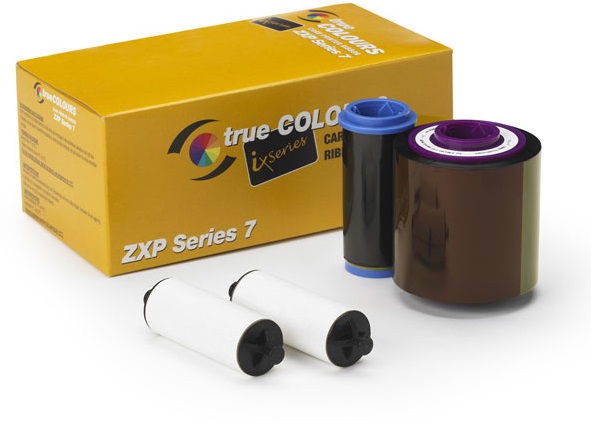 Zebra Color Ribbon YMCKO per stampante ZXP Series 7 - 250 pagine, Trasferimento termico