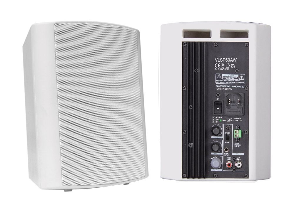 Vivolink VLSP60AW Altoparlante 2-vie Bianco Cablato 60 W RMS - Active Speaker Set