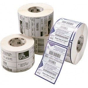 Zebra Z-Ultimate 3000T Etichette Argento Permanent Adhesive 38x19mm - Poliestere, 12 Rotoli da 3720 Etichette